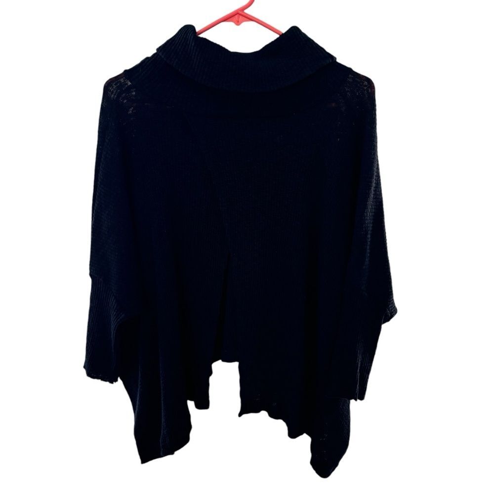 Free People Women’s World Traveler Black Pullover Sz M